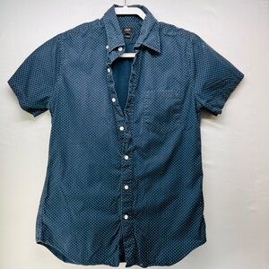 J. Crew‎ Navy Dot Casual Shirt